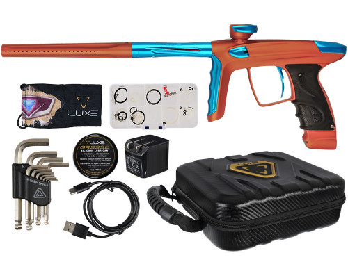 DLX Luxe TM40 Paintball Gun - Dust Hunter Orange/Polished Teal