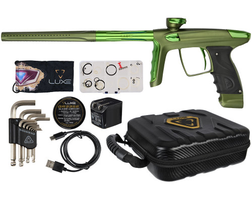 DLX Luxe TM40 Paintball Gun - Dust Olive/Polished Green