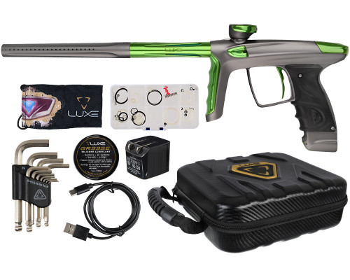 DLX Luxe TM40 Paintball Gun - Dust Pewter/Polished Green