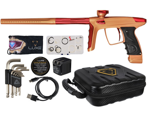 DLX Luxe TM40 Paintball Gun - Dust Sunkissed/Polished Red