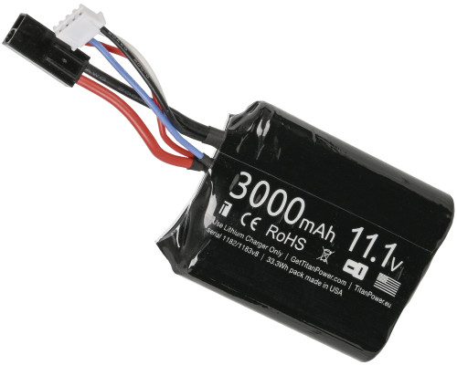 Titan 3000mAh 11.1V Brick Tamiya Airsoft Battery (1184)