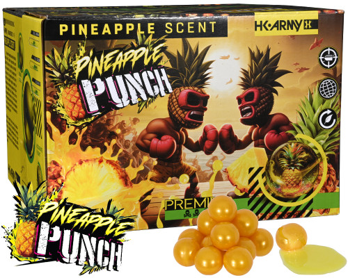 HK Army Pineapple Punch 2,000 Round Paintball Case ( .68 Caliber ) (Pineapple Scented)