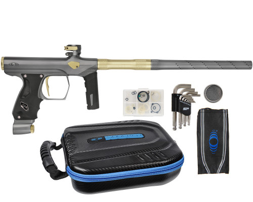 SP Shocker ERA Paintball Gun - Matte Grey/Matte Gold