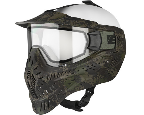 Planet Eclipse HSTL Thermal Paintball Mask by HK Army - HDE Camo w/ Clear Lens