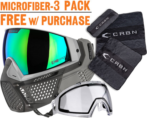 Carbon CRBN Zero Pro Paintball Mask (Less Coverage) - Ghost