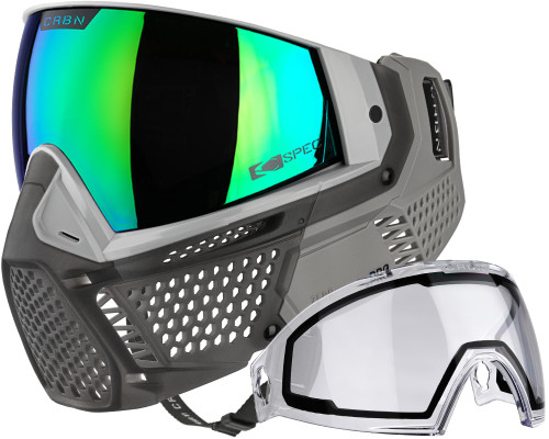 Carbon CRBN Zero Pro Paintball Mask (Less Coverage) - Ghost