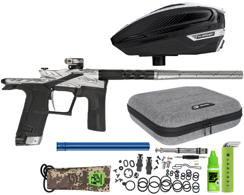 HK Army Fossil Eclipse LV2 Paintball Gun w/ Free TFX 3 Loader - Pewter/Black