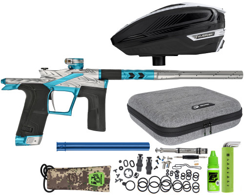 HK Army Fossil Eclipse LV2 Paintball Gun w/ Free TFX 3 Loader - Pewter/Teal