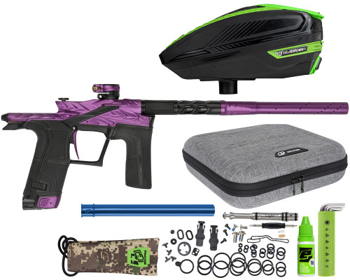 HK Army Fossil Eclipse LV2 Paintball Gun w/ Free TFX 3 Loader - Purple/Black