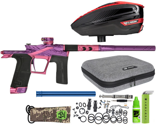 HK Army Fossil Eclipse LV2 Paintball Gun w/ Free TFX 3 Loader - Purple/Pink