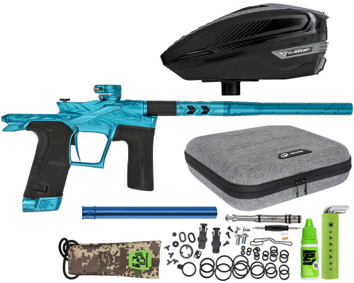 HK Army Fossil Eclipse LV2 Paintball Gun w/ Free TFX 3 Loader - Teal/Teal