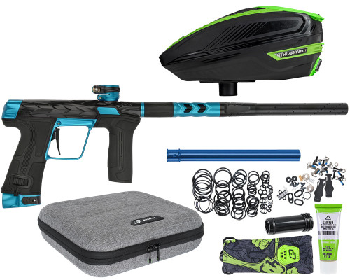 HK Army Fossil Eclipse CS3 Paintball Gun w/ Free TFX 3 Loader - Black/Teal