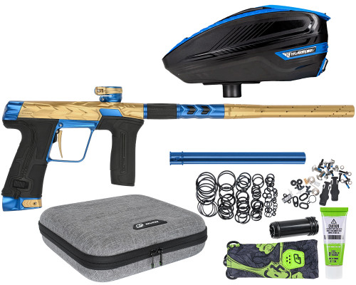 HK Army Fossil Eclipse CS3 Paintball Gun w/ Free TFX 3 Loader - Gold/Blue