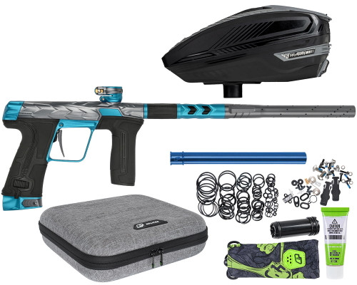 HK Army Fossil Eclipse CS3 Paintball Gun w/ Free TFX 3 Loader - Graphite/Teal