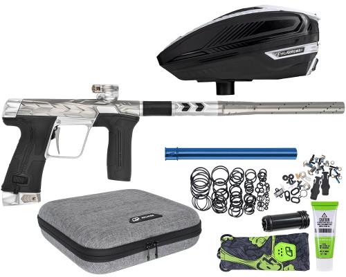 HK Army Fossil Eclipse CS3 Paintball Gun w/ Free TFX 3 Loader - Pewter/Silver