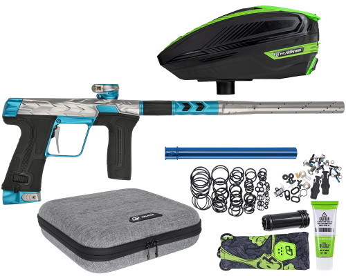 HK Army Fossil Eclipse CS3 Paintball Gun w/ Free TFX 3 Loader - Pewter/Teal