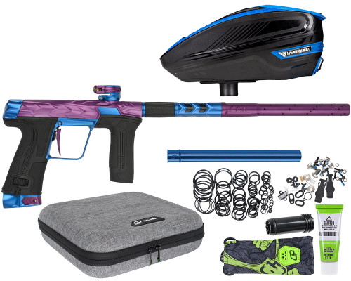 HK Army Fossil Eclipse CS3 Paintball Gun w/ Free TFX 3 Loader - Purple/Blue