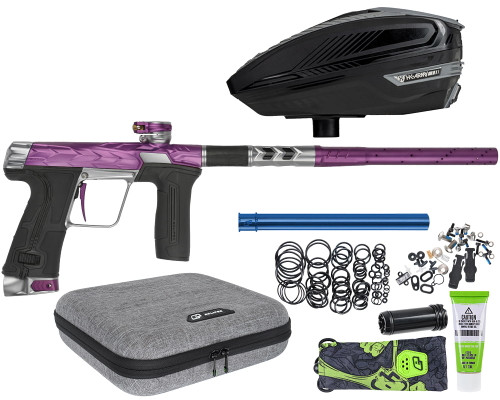 HK Army Fossil Eclipse CS3 Paintball Gun w/ Free TFX 3 Loader - Purple/Graphite
