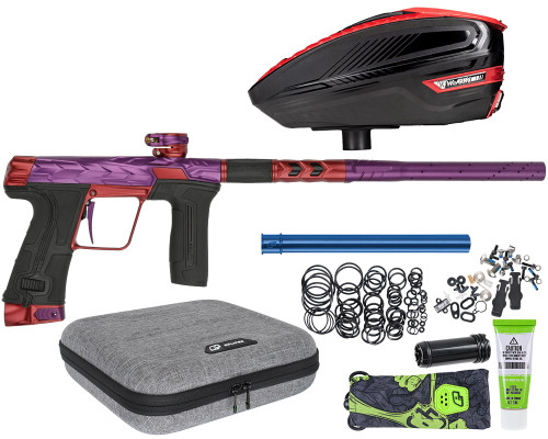 HK Army Fossil Eclipse CS3 Paintball Gun w/ Free TFX 3 Loader - Purple/Red
