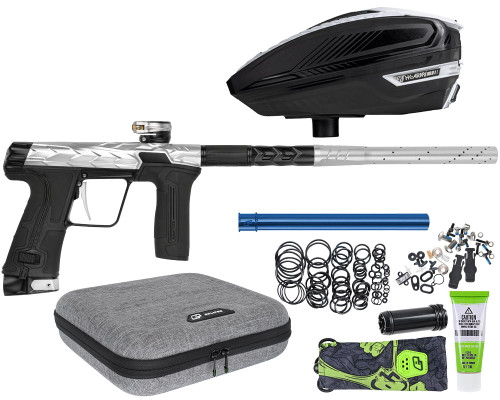 HK Army Fossil Eclipse CS3 Paintball Gun w/ Free TFX 3 Loader - Shadow (Silver/Black)