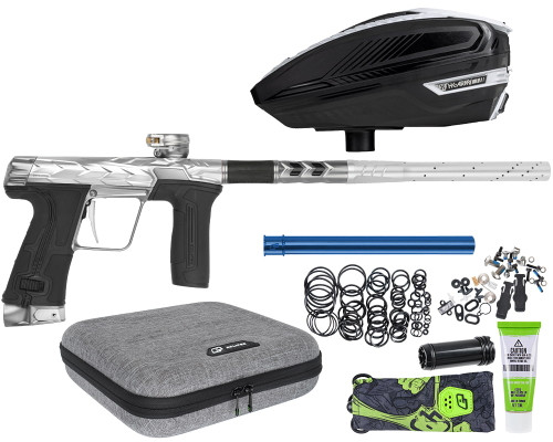 HK Army Fossil Eclipse CS3 Paintball Gun w/ Free TFX 3 Loader - Silver/Graphite