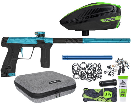 HK Army Fossil Eclipse CS3 Paintball Gun w/ Free TFX 3 Loader - Teal/Black