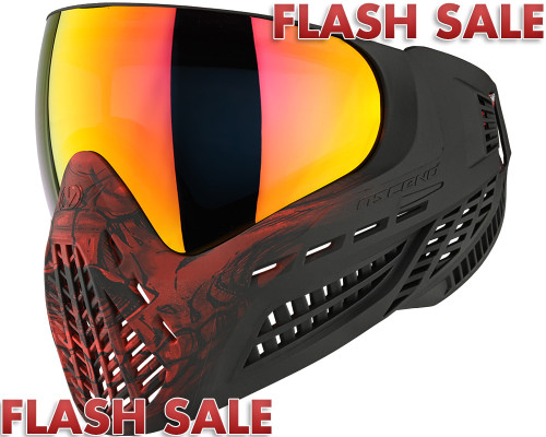 Virtue Vio Ascend Paintball Mask - LE Red Skull