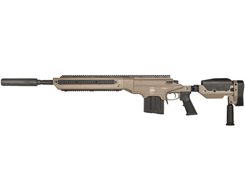 Lancer Tactical Bolt Action Airsoft Sniper Rifle w/ Folding Stock - Desert Earth (LT-710T)