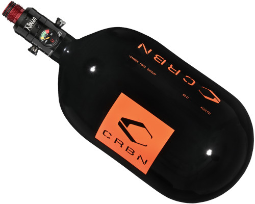 CRBN Carbon Fiber Compressed Air Tank w/ Ninja Pro V3 Regulator - 68/4500 - Black