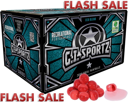 GI Sportz 1 Star 2,000 Round Paintball Case - White Fill ( .68 Caliber )