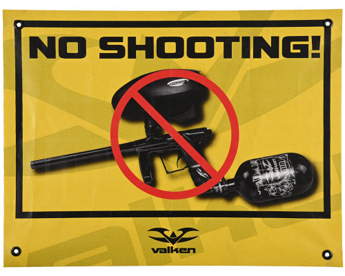 Valken Field Sign - No Shooting