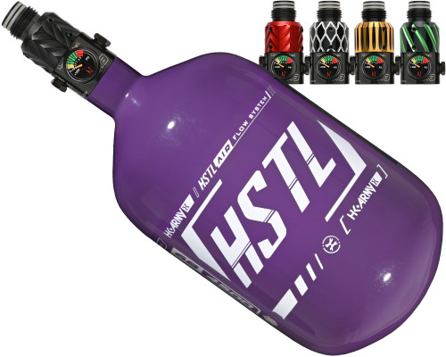 HK Army Aerolite HSTL Tri-Label Air System w/ Elite Pro Adjustable Regulator - 68/4500 - Purple/White