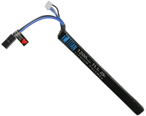 Titan 1200mAh 11.1V 25C AK Style Stick Tamiya Airsoft Battery (2242)