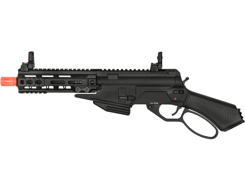 G&G Armament LevAR 7" Green Gas Lever Action Airsoft Gun - Black (GAS-LVR-007-BNB-UCM)
