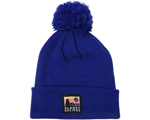 Planet Eclipse Horizon Pom Beanie - Bright Royal