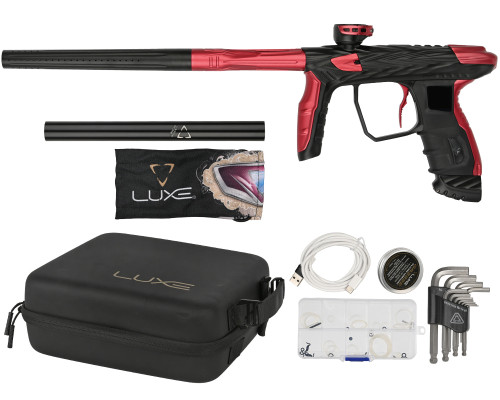HK Army Shredder Luxe Idol Paintball Gun - Dust Black/Red