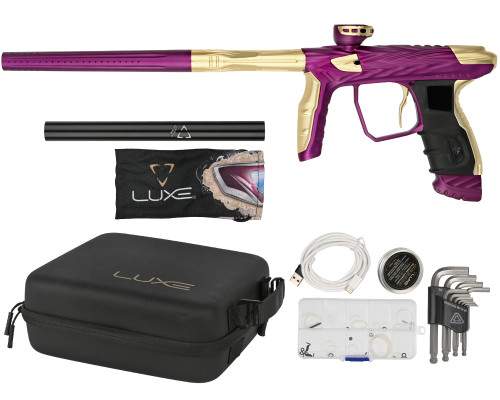 HK Army Shredder Luxe Idol Paintball Gun - Dust Purple/Gold