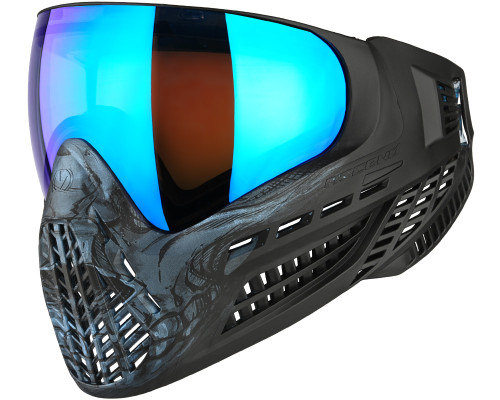 Virtue Vio Ascend Paintball Mask - Cyan Skull