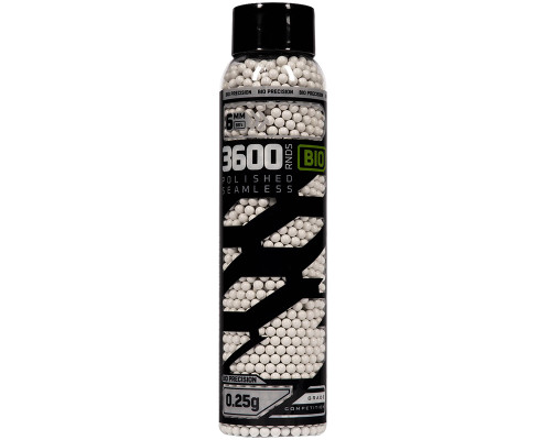 HK Army Hostile Bio Airsoft BB's - .25g - 3600ct - White