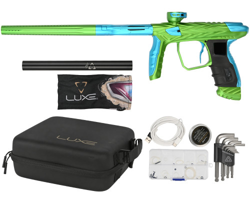 HK Army Shredder Luxe Idol Paintball Gun - Dust Neon Green/Teal