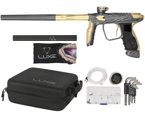 HK Army Shredder Luxe Idol Paintball Gun - Dust Pewter/Gold