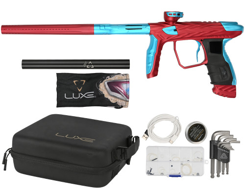 HK Army Shredder Luxe Idol Paintball Gun - Dust Red/Teal