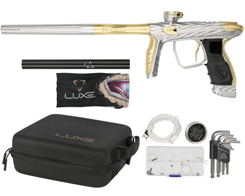 HK Army Shredder Luxe Idol Paintball Gun - Dust Silver/Gold
