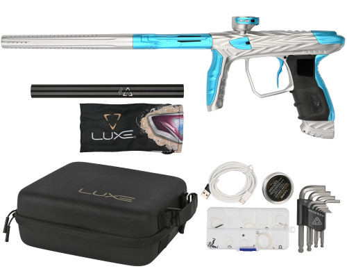 HK Army Shredder Luxe Idol Paintball Gun - Dust Silver/Teal