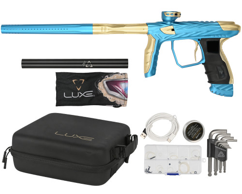 HK Army Shredder Luxe Idol Paintball Gun - Dust Teal/Gold