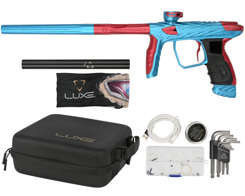 HK Army Shredder Luxe Idol Paintball Gun - Dust Teal/Red