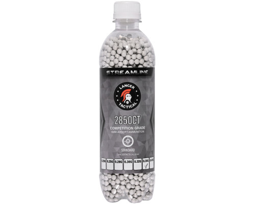 Lancer Tactical .36g Streamline Competition Grade Airsoft BB's - 2,850 Rounds (CA-SLB-036SP-2850)