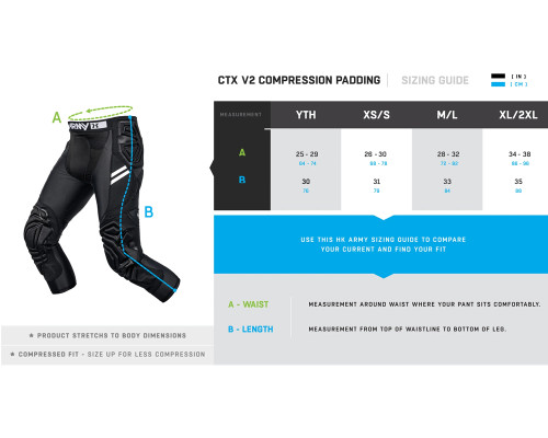 Pantalon De Compression HK Army CTX Jambe Complète - Gris - X-Petit/Petit