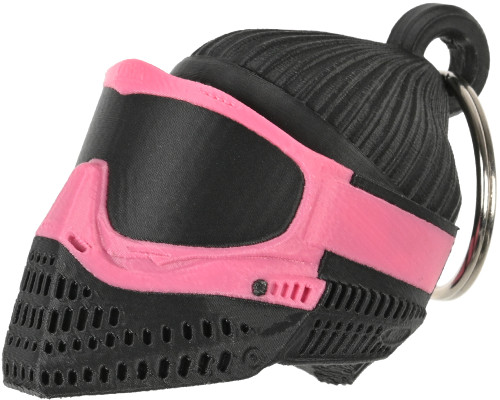 Paintball DNA JT Flex Mask Keychain - Black/Pink