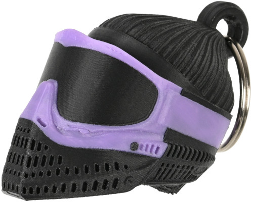Paintball DNA JT Flex Mask Keychain - Purple
